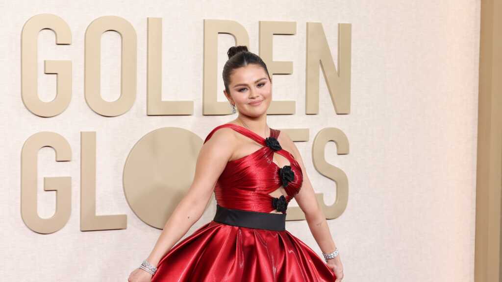 selena gomez attends the 81st annual golden globe awards at news photo 1704672319
